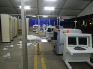 Kabin Bagajı için Havaalanı Çift Görünümlü Güvenlik X-Ray Tarama Makinesi