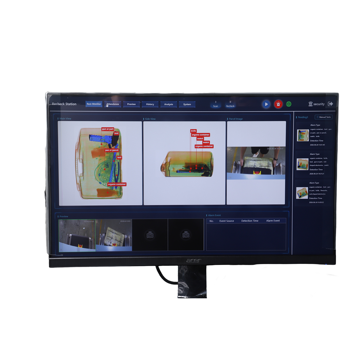 AT6550D CCTV, Yapay Zeka ve Uzaktan Ağ Bağlantısı Kontrol İstasyonuyla